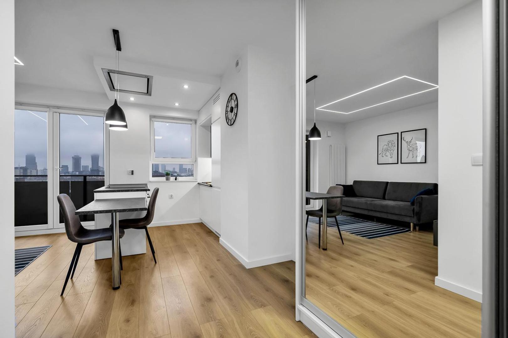 12Th Floor Wola Modern Apartment Warsaw Exterior photo